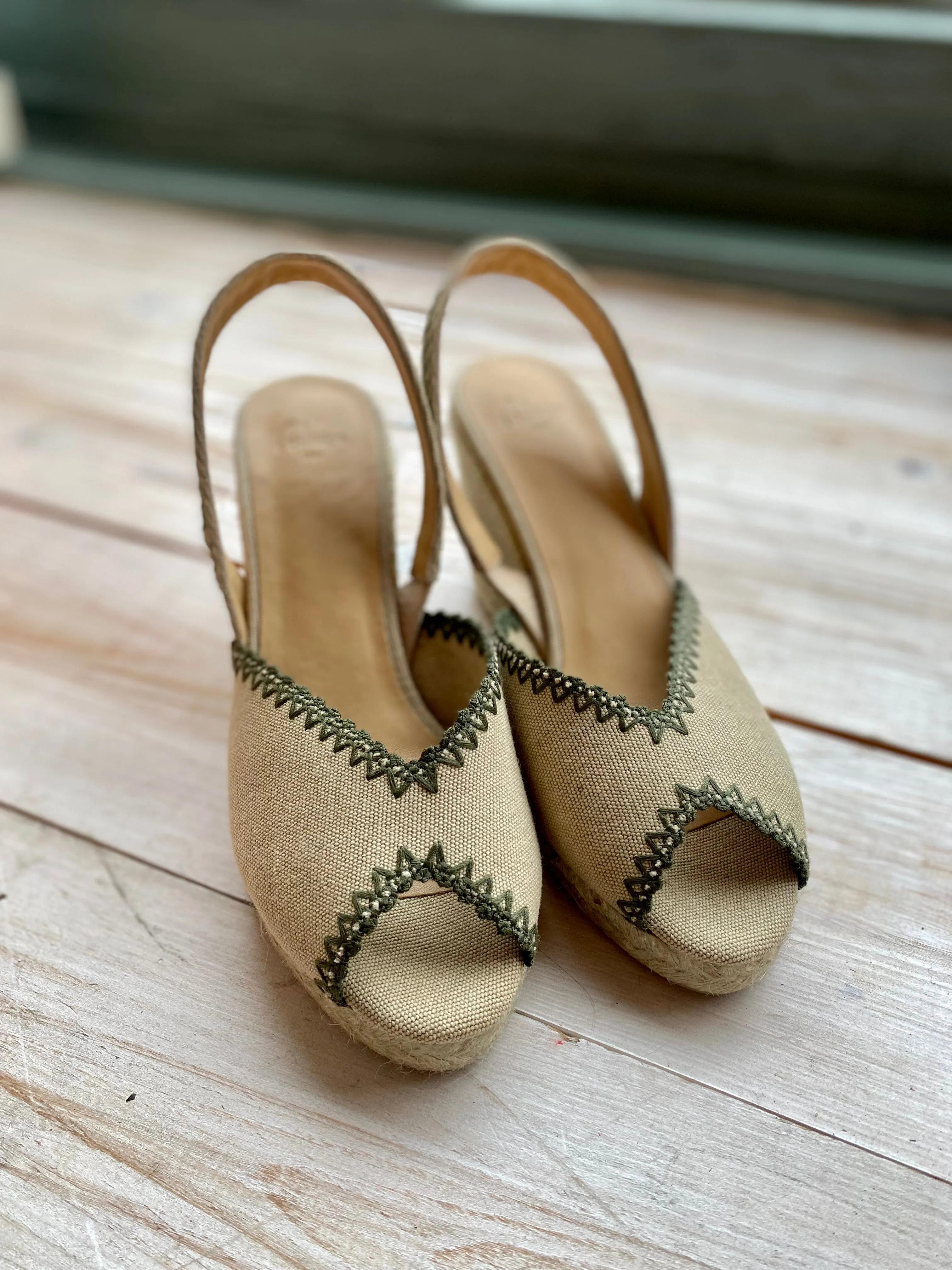 Billie Espadrilles - 9cm - Sand