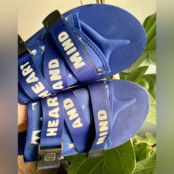 Billionaire Boys Club Spacewalker II Slides Men’s 13 Sodalite Blue Slip Ons