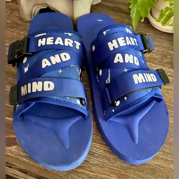 Billionaire Boys Club Spacewalker II Slides Men’s 13 Sodalite Blue Slip Ons