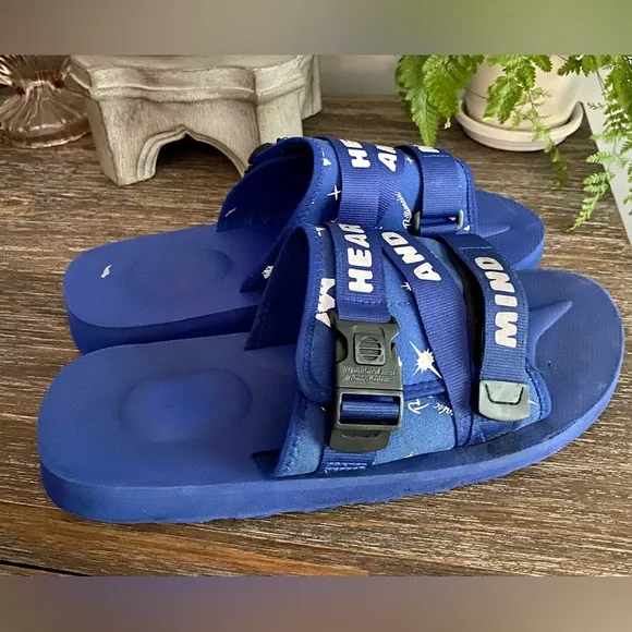 Billionaire Boys Club Spacewalker II Slides Men’s 13 Sodalite Blue Slip Ons