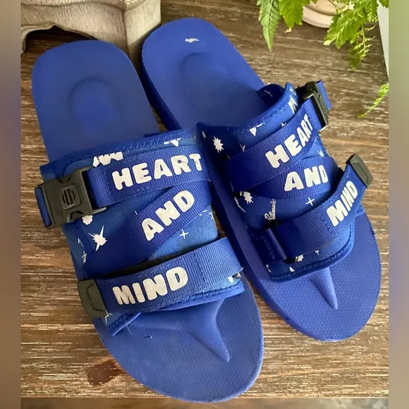 Billionaire Boys Club Spacewalker II Slides Men’s 13 Sodalite Blue Slip Ons