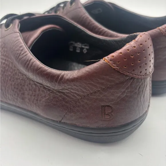 BIRCHBURY Bramford Barefoot Minimalist Leather Slip-on Sneakers Brown Men’s 12