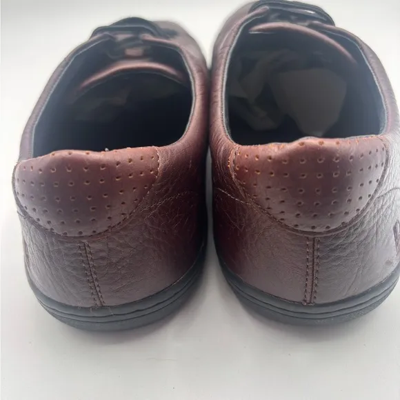 BIRCHBURY Bramford Barefoot Minimalist Leather Slip-on Sneakers Brown Men’s 12