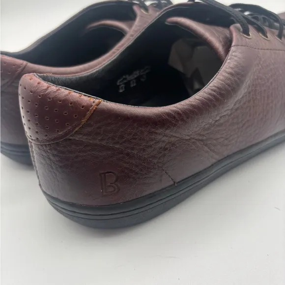 BIRCHBURY Bramford Barefoot Minimalist Leather Slip-on Sneakers Brown Men’s 12