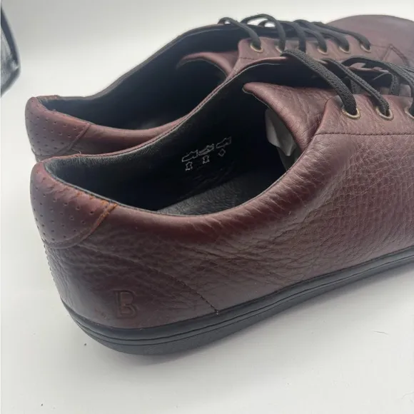 BIRCHBURY Bramford Barefoot Minimalist Leather Slip-on Sneakers Brown Men’s 12