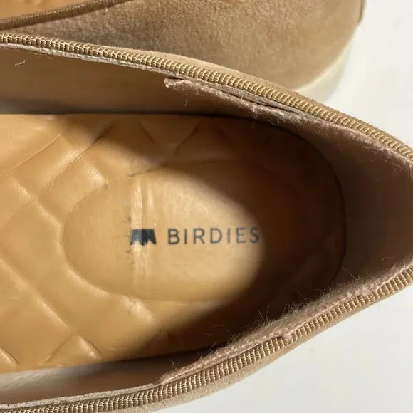 Birdies suede leather khaki loafers size 9