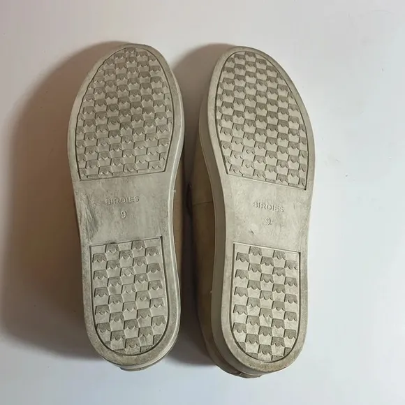 Birdies suede leather khaki loafers size 9