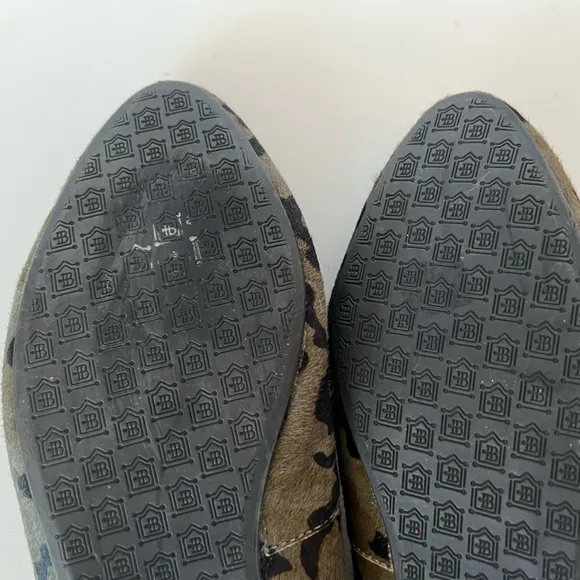 Birdies The Blackbird Starling Flats in Camo Calf Hair, Size 8.5