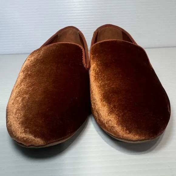 Birdies The Starling Amber Velvet Flats Size 7