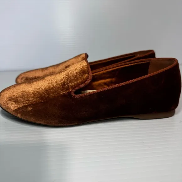 Birdies The Starling Amber Velvet Flats Size 7