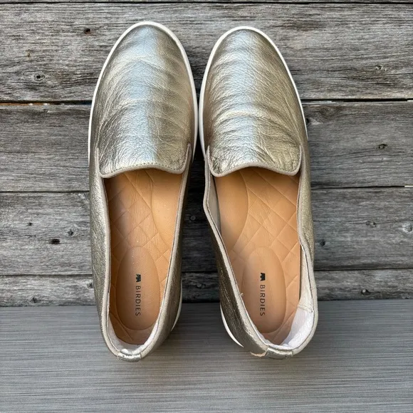 Birdies The Swift Leather Slip On Sneakers