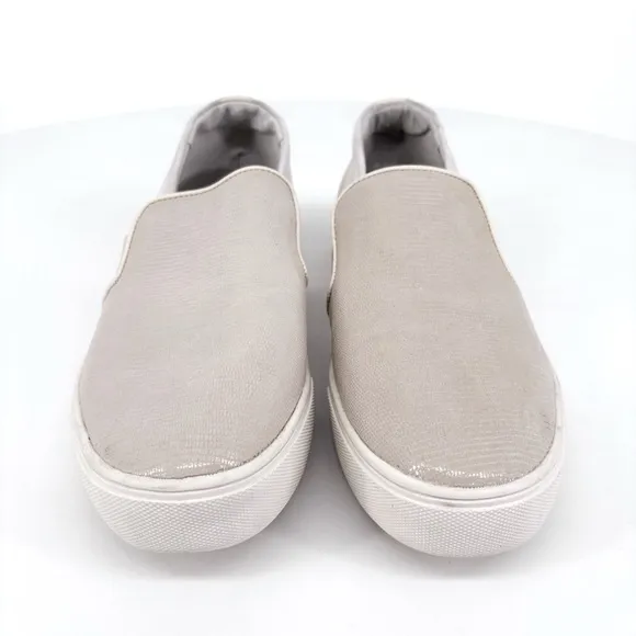BIRDIES | The Swift Suede Bone Embossed Leather Loafers | Sz 8.5