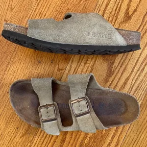 Birkenstock Slides, Taupe