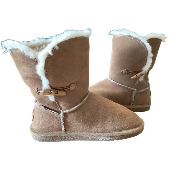 Bjorndal “Joey” Suede Wool/Imi Fur Lined Women’s Boots 7 NWOB