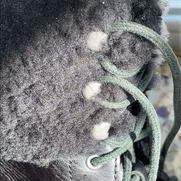 Black Fur-Lined Boots