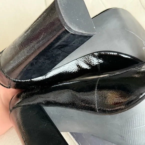 Black Patent Leather Heels