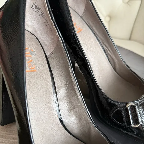 Black Patent Leather Heels