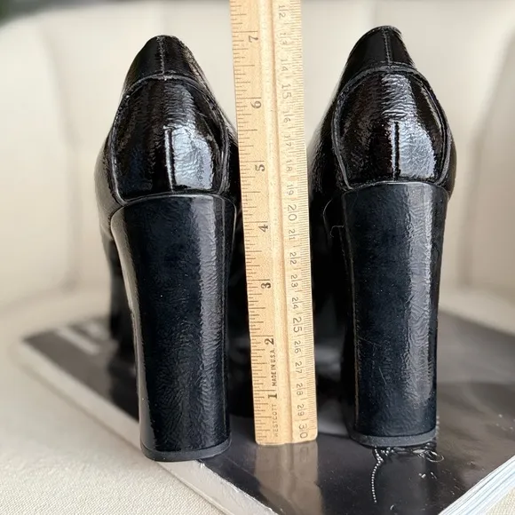 Black Patent Leather Heels