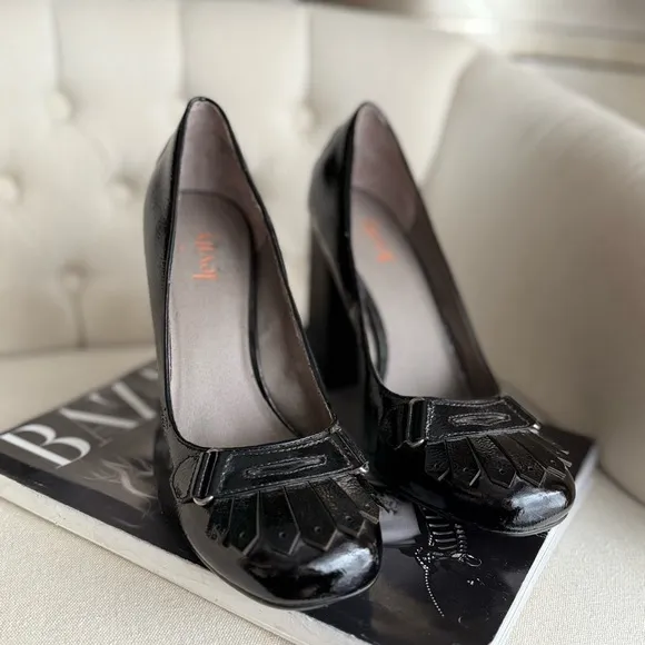 Black Patent Leather Heels