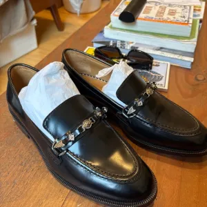 Black Polished Loafers