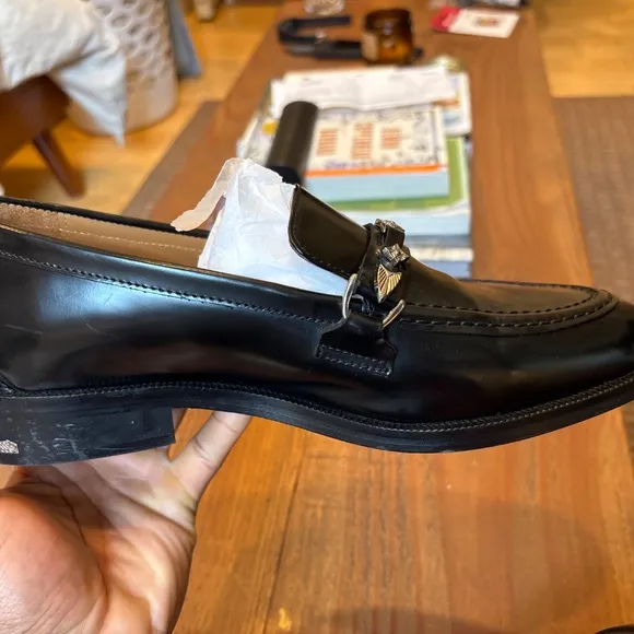 Black Polished Loafers