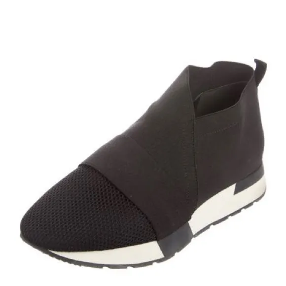 Black Slip-On Sneakers