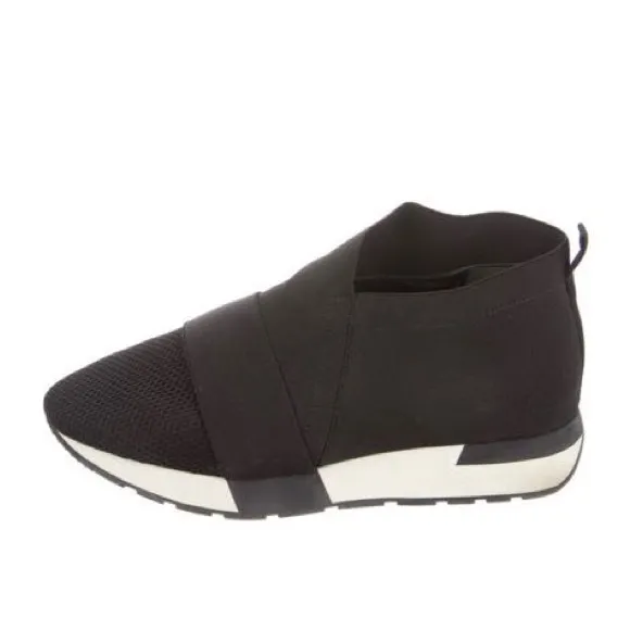 Black Slip-On Sneakers