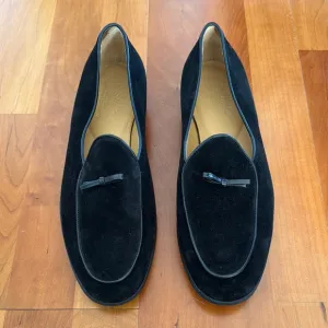 Black Suede Elegant Loafers