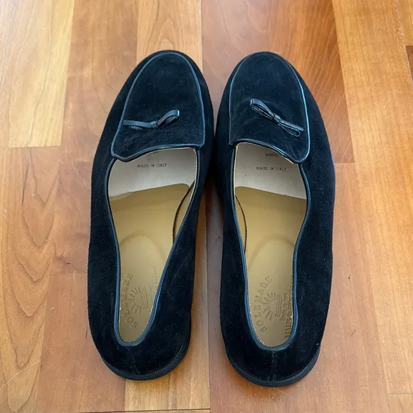 Black Suede Elegant Loafers