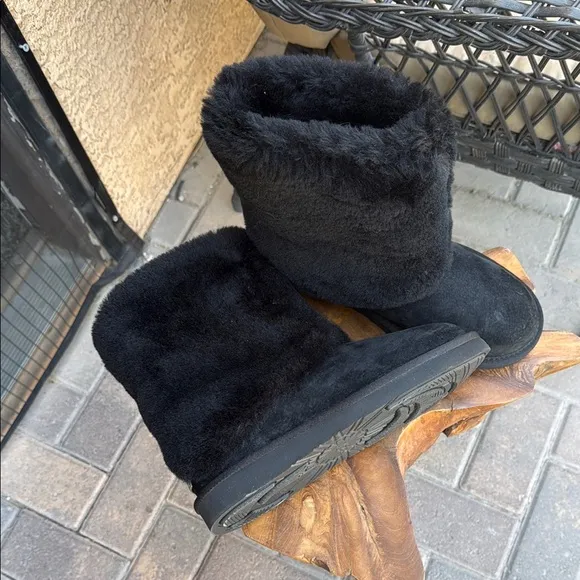Black Women's Fur Boots