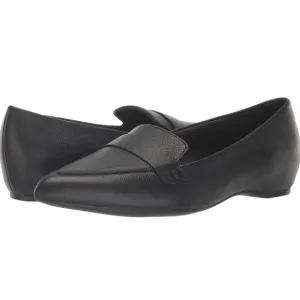 Blondo Black Leather Waterproof Flats Slip On Loafers for Women 9.5 Career Tara