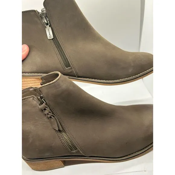 Blondo Brown Greige Boots Women Size 11 Waterproof Work Boho Bohemian