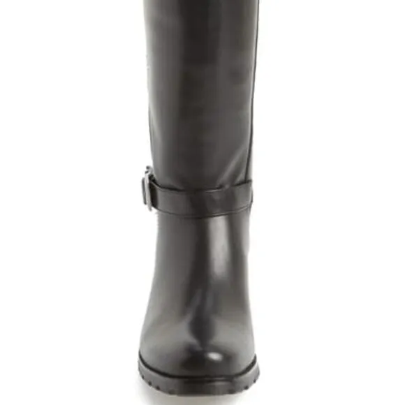 Blondo NEW Fabrizia Waterproof Tall Riding Boots Genuine Shearling Lamb Leather