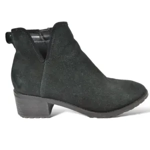 Blondo Sawyer Suede Ankle Boots Black Winter Waterproof Cushioned Chelsea 8.5