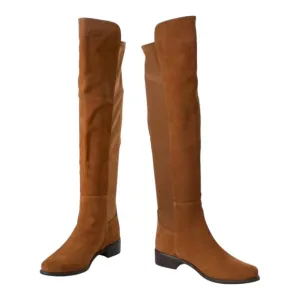Blondo Tuckernuck Camel Suede Waterproof Over Knee Velma Presto Boots Size 6