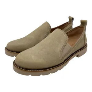Blondo Women’s Size 10M Waterproof Paulita Leather Loafers In Sand Nubuck