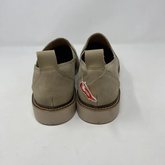 Blondo Women’s Size 10M Waterproof Paulita Leather Loafers In Sand Nubuck