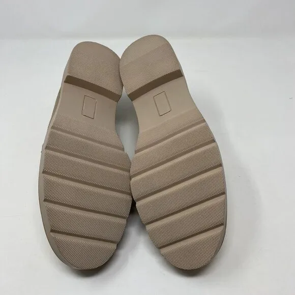 Blondo Women’s Size 10M Waterproof Paulita Leather Loafers In Sand Nubuck