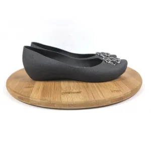 Boaondoa Flats‎ Black Slip On Size 8 Womans Designer Shoes Pointed Cushioned BKS
