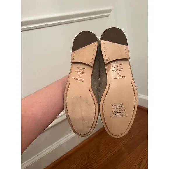 Bobbies Men's Stanley Beige Suede Leather Penny‎ Loafers Size 40
