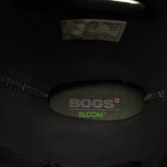 Bogs Classic High Waterproof Rain Boots, Black, Little Kids 2 Wide
