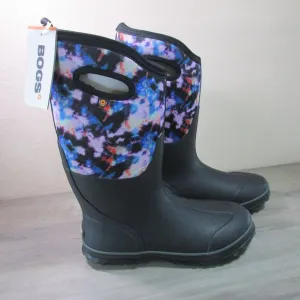 Bogs Women's 12 Classic Tall Cosmos Waterproof Mud Garden Boots Black Multi