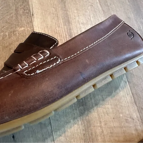 Born | Andes Brown Leather Loafers