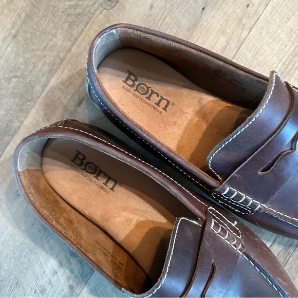 Born | Andes Brown Leather Loafers
