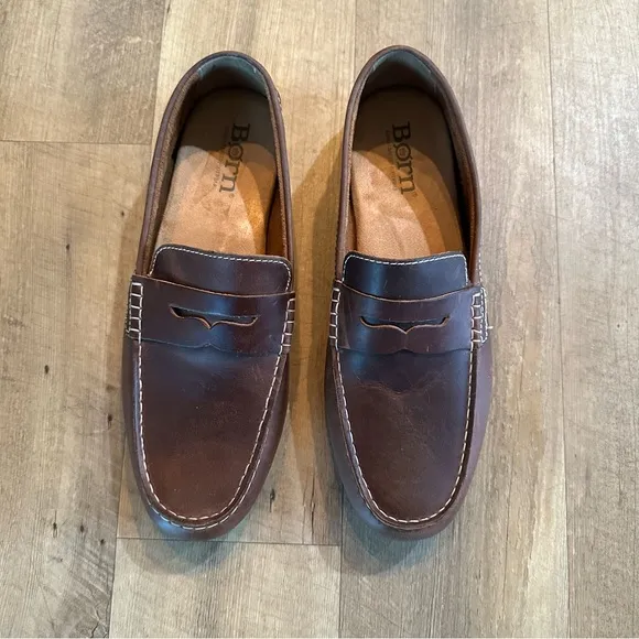 Born | Andes Brown Leather Loafers