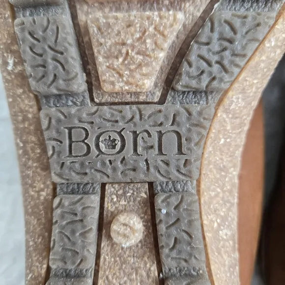 Born Nuala Women's Loafers Brown Leather Preppy Officecore Casual Comfy Shoe 8MW