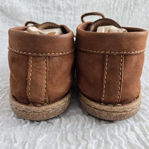 Born Nuala Women's Loafers Brown Leather Preppy Officecore Casual Comfy Shoe 8MW