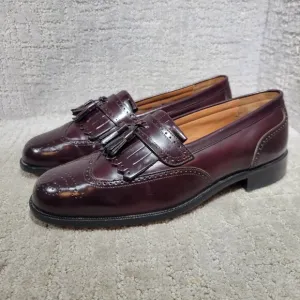Bostonian Classics Evanston Men’s Size 9.5M US Burgundy Leather Tassel Loafers