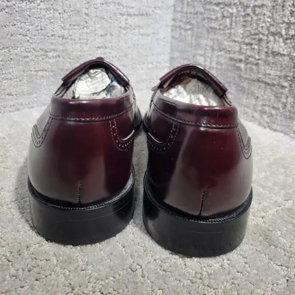 Bostonian Classics Evanston Men’s Size 9.5M US Burgundy Leather Tassel Loafers