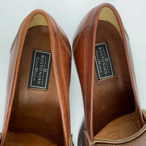 Bostonian‎ Crown Windsor brown leather loafers